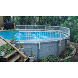 Above Ground Pool Fence Kit - White