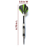 Dublin Steel Tip Darts with Tungsten Barrels- 3 Piece Set