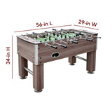 Driftwood 56-in Foosball Table