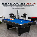 Hustler Pool Table with Ball Return