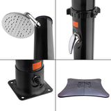 Poolside Solar Shower with Base