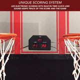 Shot Pro Deluxe 81-in Dual Basketball Arcade Game with LED Scoring