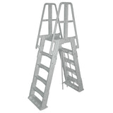 Premium A-Frame Above Ground Pool Ladder - Gray