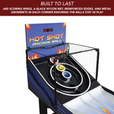 Hot Shot 8-ft Roll Hop and Score Arcade Game Table with LED Scoring
