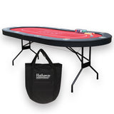 Fourth Street 84-in Texas Holdem Folding Table Set