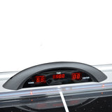 Trailblazer 84-in Air Hockey Table with LED Scoring - Black Silver and Orange