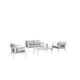 Newport 4-Piece Conversation Set - Gray