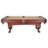 Augusta 8-ft Pool Table - Walnut Finish with Camel Felt