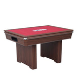 Renegade II 54-in Bumper Pool Table - Walnut Finish with Red Felt