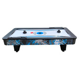 Crossfire 42-in Table Top Air Hockey Game with Over-The-Door Basketball Hoop