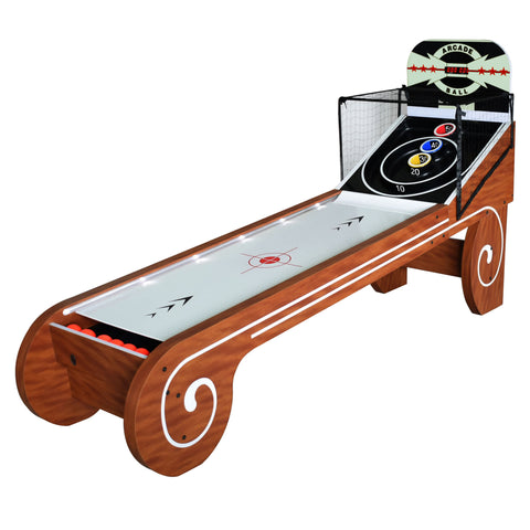 Boardwalk 8-ft Roll Hop and Score Arcade Game Table with LED Scoring