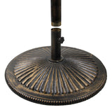 Classic Cast Iron Umbrella Base in Bronze