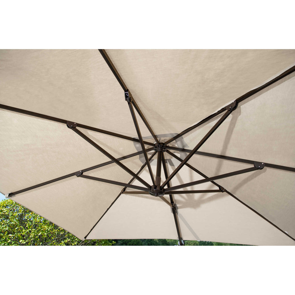 blue wave santorini ii offset patio umbrella Santorini 10-ft Square Cantilever Umbrella in Sunbrella® Acrylic – Blue Wave Products