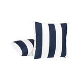 Navy and White Stripe