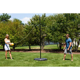 Tetherball Set with Fillable Base – Black/Yellow