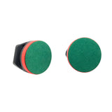 Air Hockey 4-in Strikers and Four 3-in Pucks - Black and Red