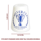 Silver Cup Cone Talc Chalk - Each