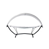 Sea Breeze Luxury Steel Frame Lounger With Canopy - Champagne