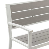 Ez-Care Tek-Wood™ Steel Patio Bench