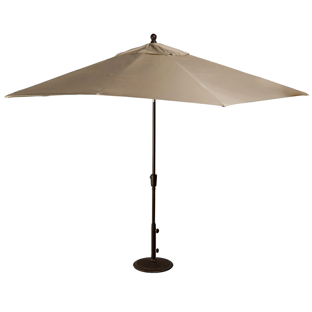 8 ft patio umbrella sunbrella Caspian 8-ft x 10-ft Rectangular Market Umbrella with Sunbrella Canopy – Blue Wave Products