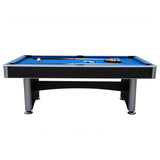 Maverick II 7-ft Pool Table with Table Tennis Top - Black with Blue Felt