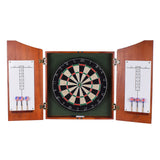 Centerpoint Bristle Dartboard and Solid Wood Cabinet