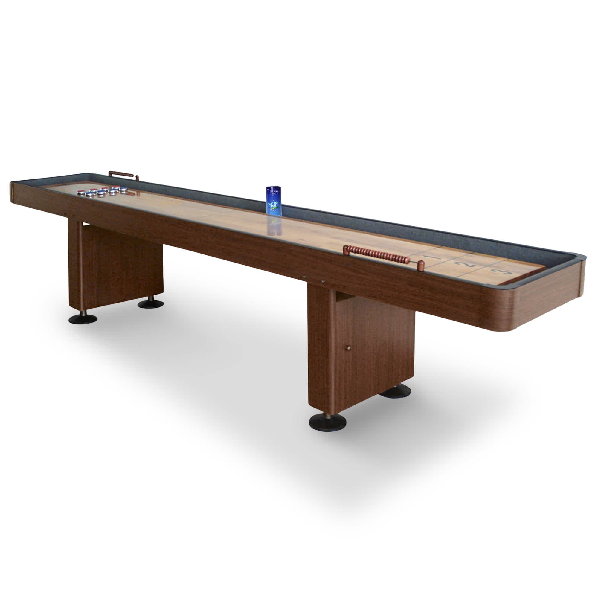 Challenger Shuffleboard Table - Walnut Finish – Blue Wave Products