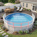 Above Ground Pool Fence Kit - White