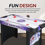 Hat Trick 48-in Air Hockey Table with LED Scoring