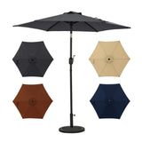 Bistro 7.5-ft Hexagon Market Umbrella - Polyester