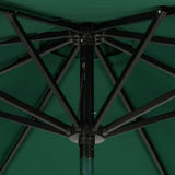 Mirage 9-ft Octagonal Auto-Tilt Market Umbrella - Breez-Tex Canopy