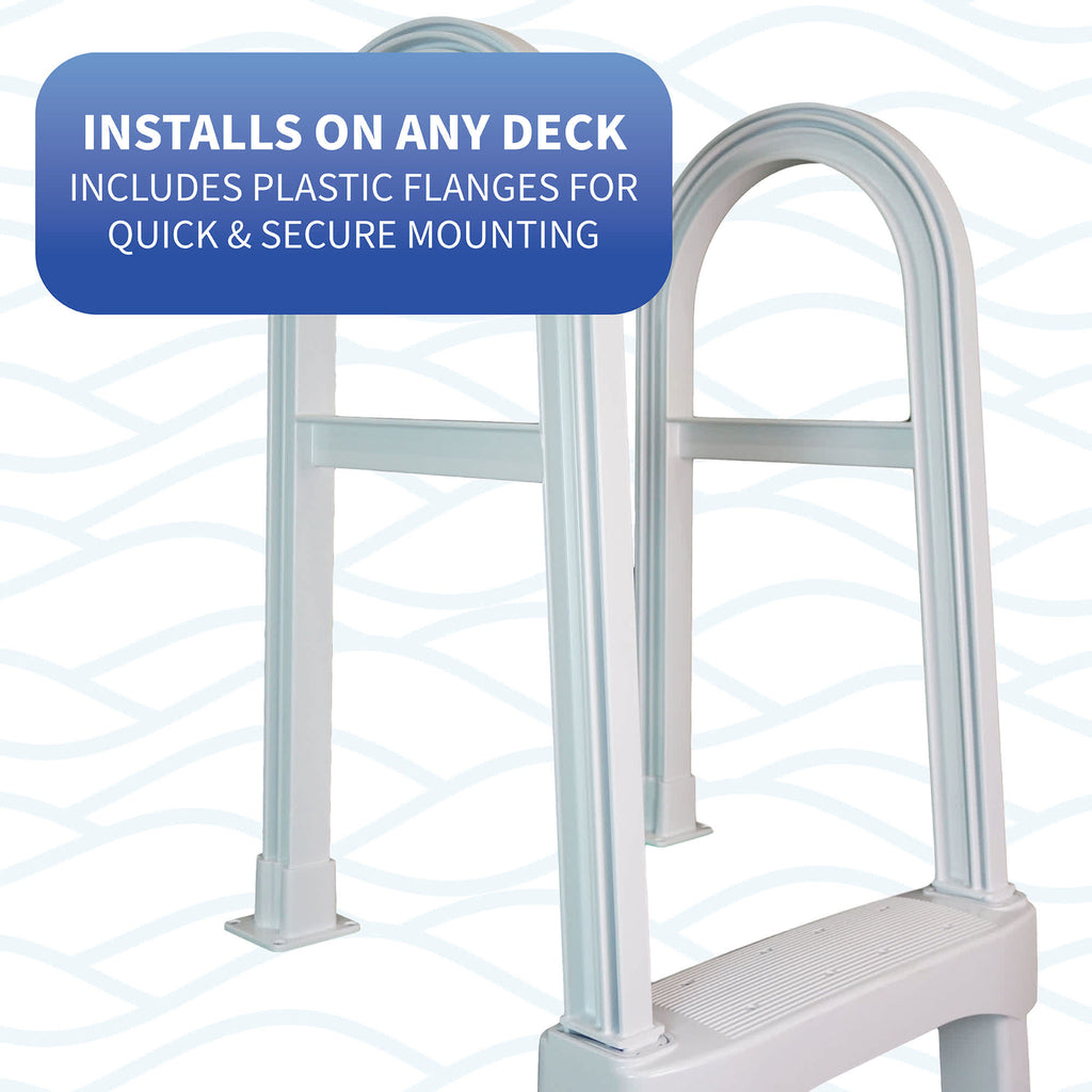 Confer Pool Steps Deck Mount Bracket - Warm Gray Confer Pool Steps Deck Mount Bracket - Warm Gray