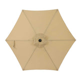 Bistro 7.5-ft Hexagon Market Umbrella - Polyester