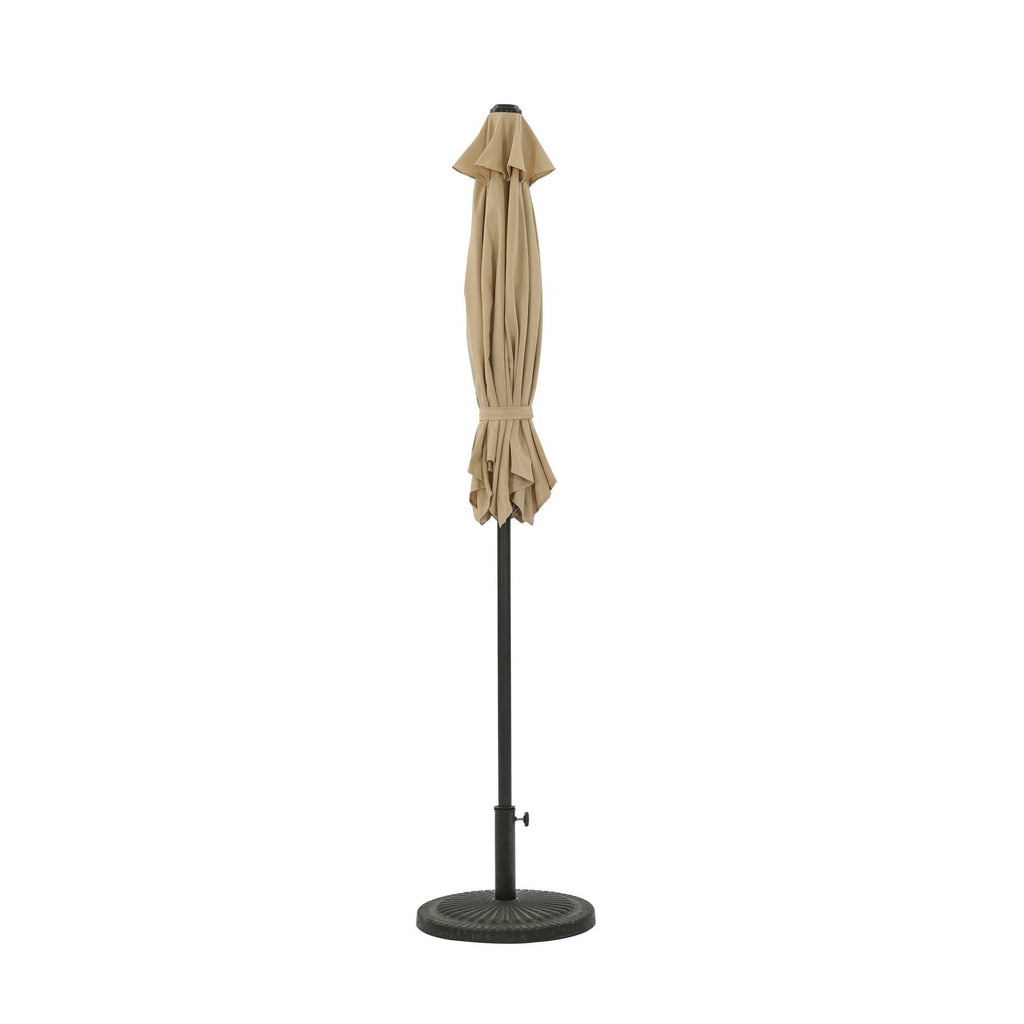 hexagon patio umbrella stand Bistro 7.5-ft Hexagon Market Umbrella
