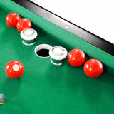 Renegade 54-in Bumper Pool Table - Slate - Black with Green Felt