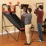 Sure Shot 81-in Dual Basketball Arcade Game with LED Scoring