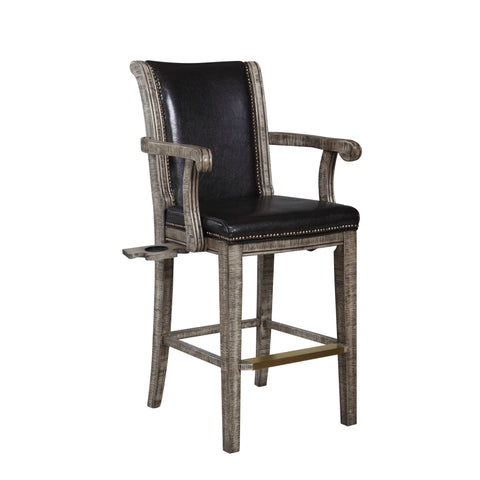 Montecito 29-in High Top Deluxe Spectator Chair - Rustic Gray