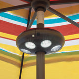 6-Light Rechargeable LED Umbrella Light