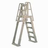 Premium A-Frame Above Ground Pool Ladder - Taupe