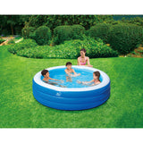 Blue Wave® 7.5ft x 22in Deep Inflatable Round Family Pool w/Cover