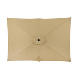 Bimini 6.5-ft x 10-ft Rectangular Market Umbrella - Polyester Canopy