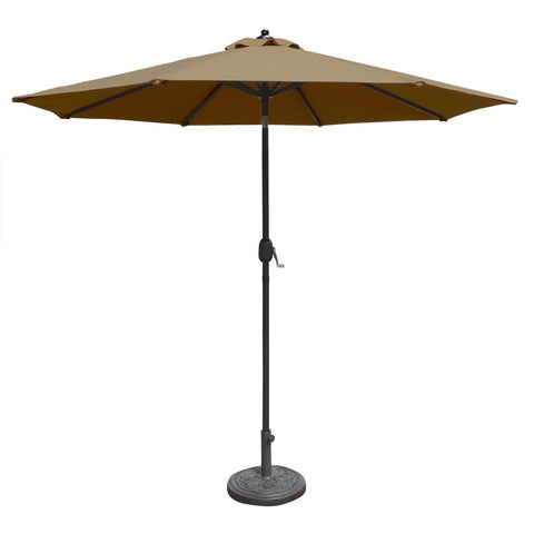 Mirage 9-ft Octagonal Market Umbrella with Olefin Canopy