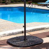 (4) 30-lb Resin Umbrella Base Weights in Bronze