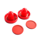 Air Hockey 3.75-in Strikers and 2.87-in Pucks - Red