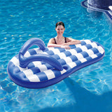 Marine Blue Flip Flop 71-in Inflatable Pool Float