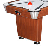 Midtown 72-in Air Hockey Table with LED Scoring - Cherry Finish