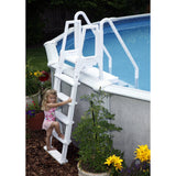 Easy Pool Step With Outside Ladder for Above Ground Pools