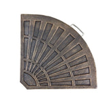 (4) 30-lb Resin Umbrella Base Weights in Bronze