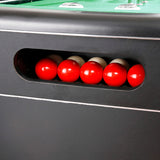 Renegade 54-in Bumper Pool Table - Slate - Black with Green Felt
