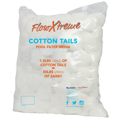 FlowXtreme® CottonTails® Filter Media 1.5-lbs Bag (Replaces 50-lbs Sand)